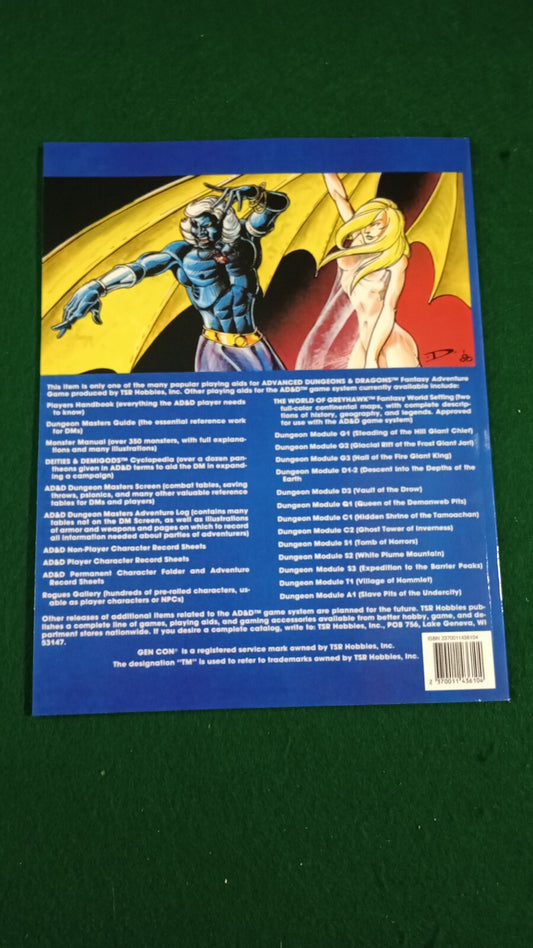 1e D3 Vault of the Drow Advanced Dungeons Dragons AD&D 1st