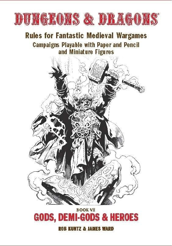 OD&D Supplement IV: Gods, Demi-gods & Heroes Dungeons Dragons D&D Digest Size