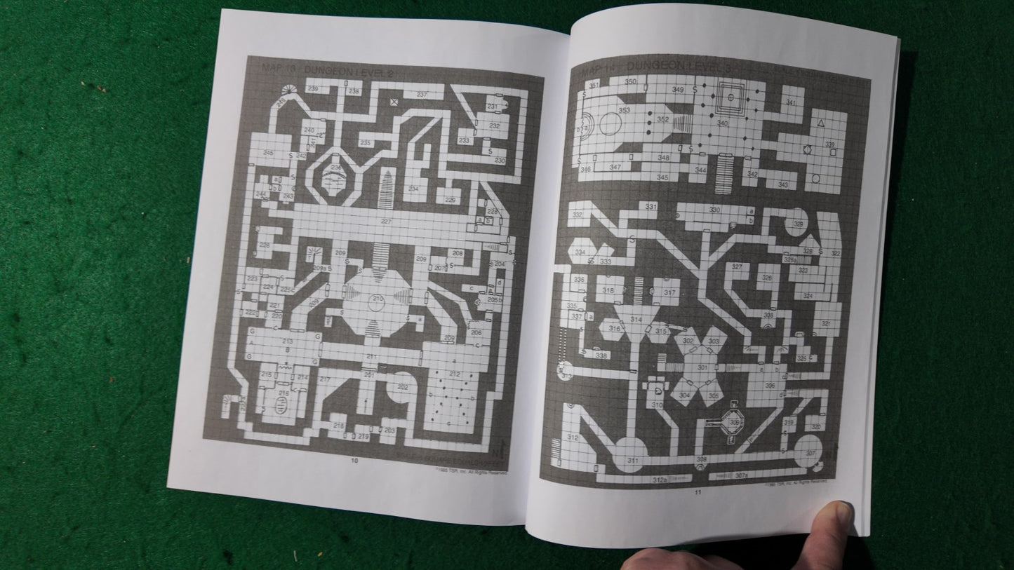 1e T1 -4 THE TEMPLE OF ELEMENTAL EVIL (1e) Advanced Dungeons Dragons AD&D 1st Ed