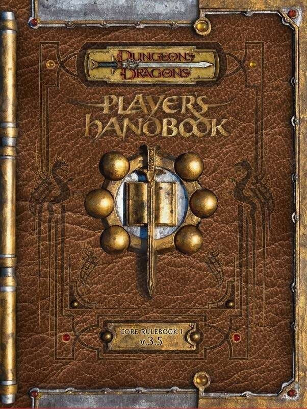HARDCOVER Player's Handbook 3.5 Dungeons Dragons 3rd Edition