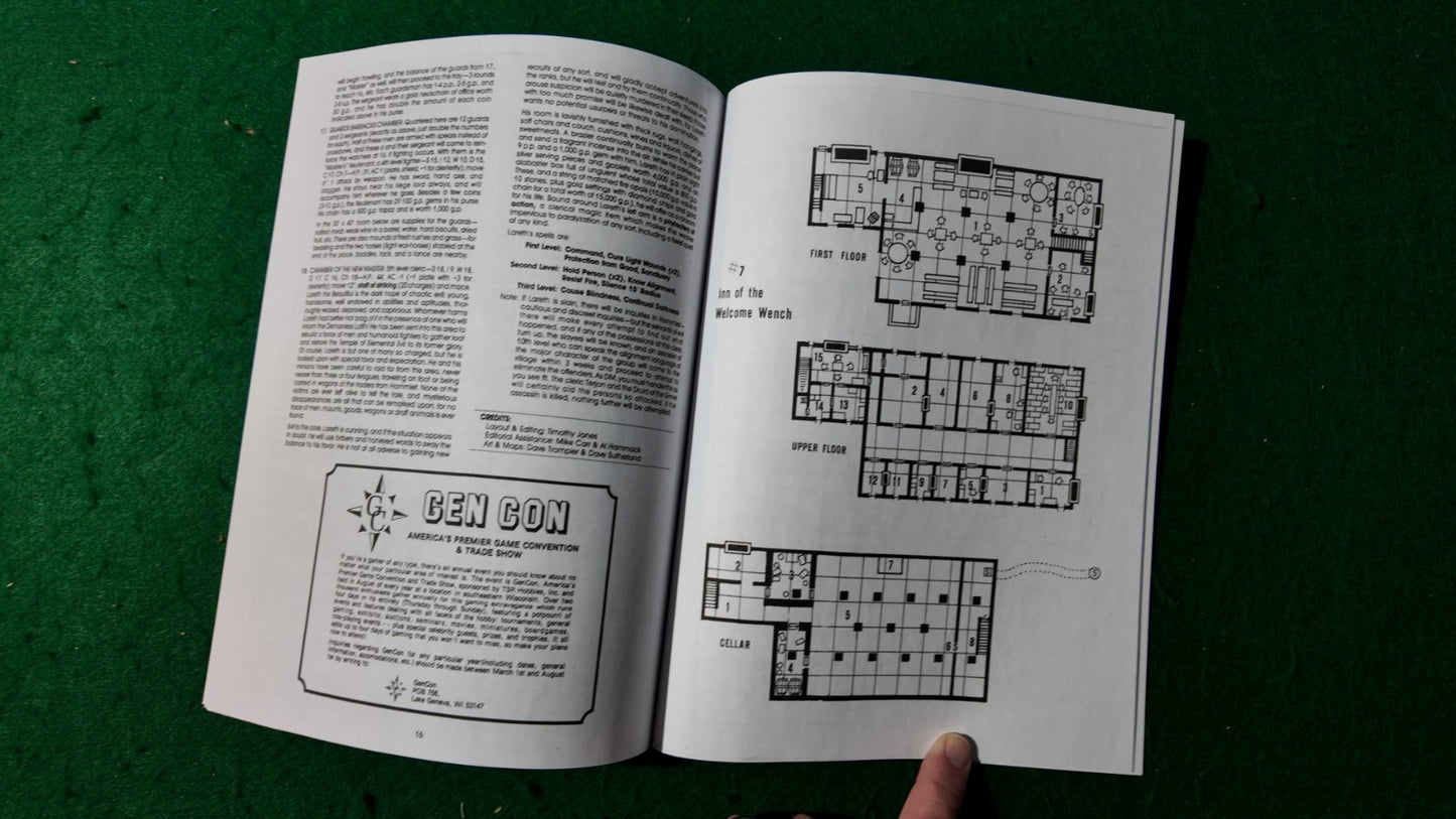 1e T1 The Village of Hommlet (1e) Advanced Dungeons Dragons AD&D 1st Edition