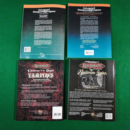 1E Ravenloft Bundle - Advan1e d3ced Dungeons & Dragons - D&D - AD&D