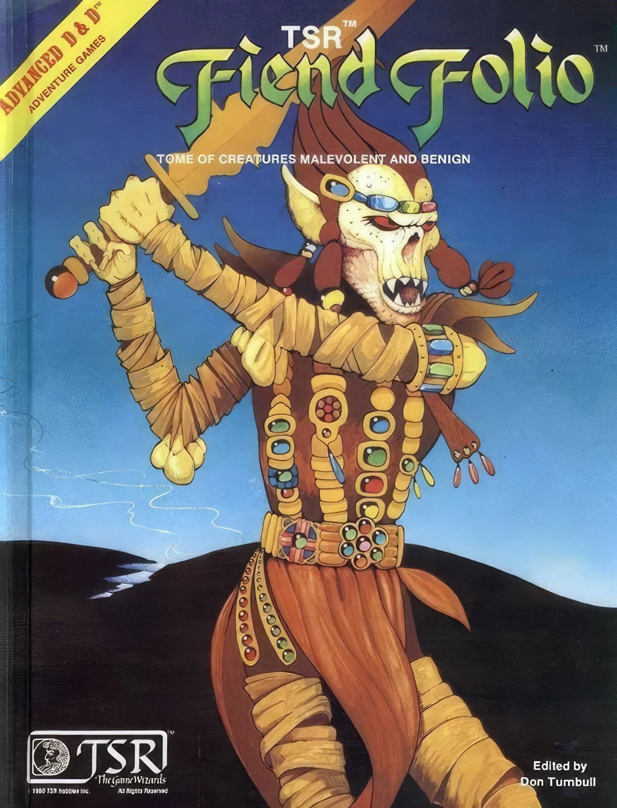 Fiend Folio Advanced Dungeons and Dragons Gary Gygax AD&D First Edition
