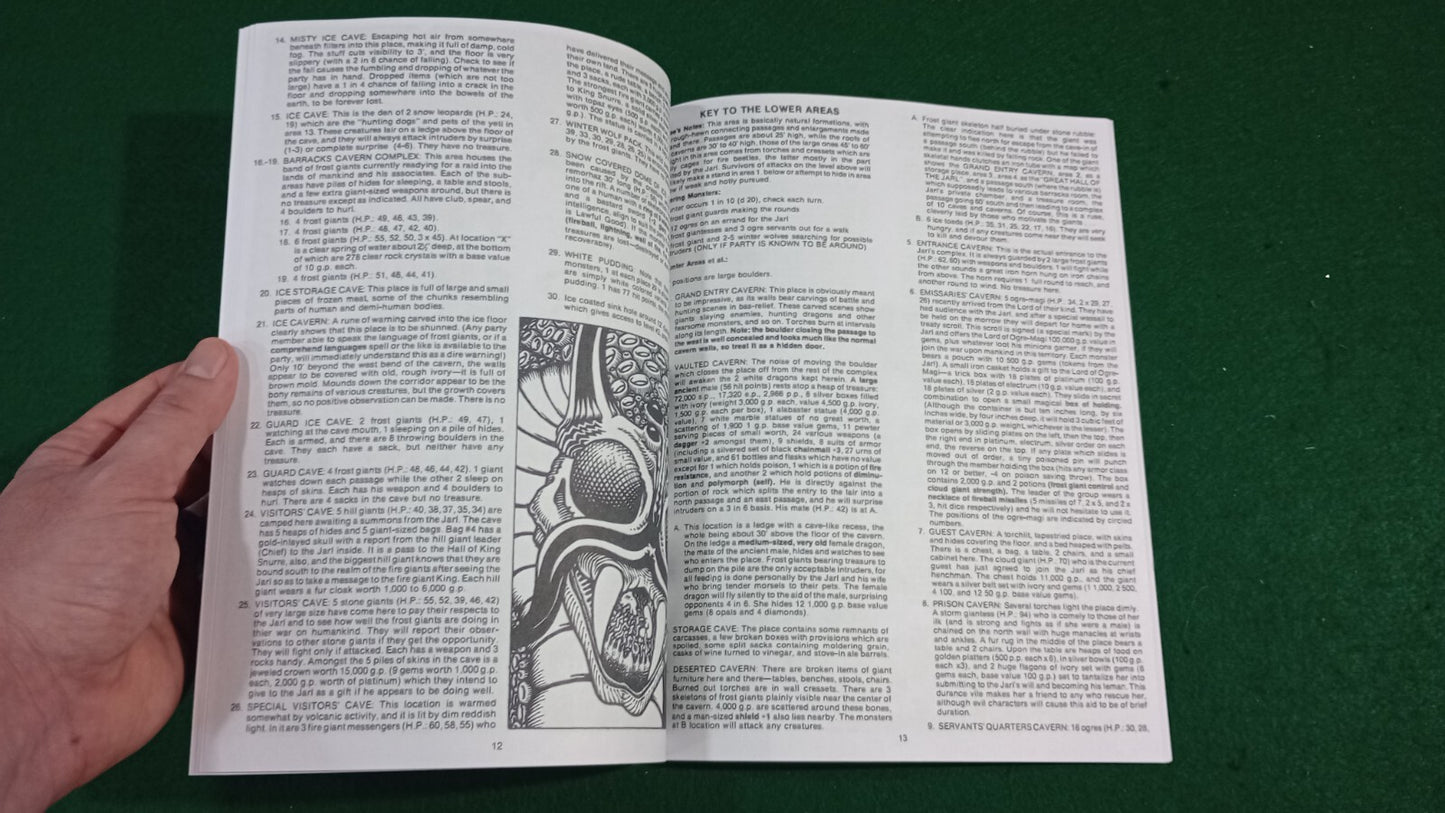 1e AGAINST THE GIANTS G1-3 Softcover Advanced Dungeons Dragons AD&D 1st Edition