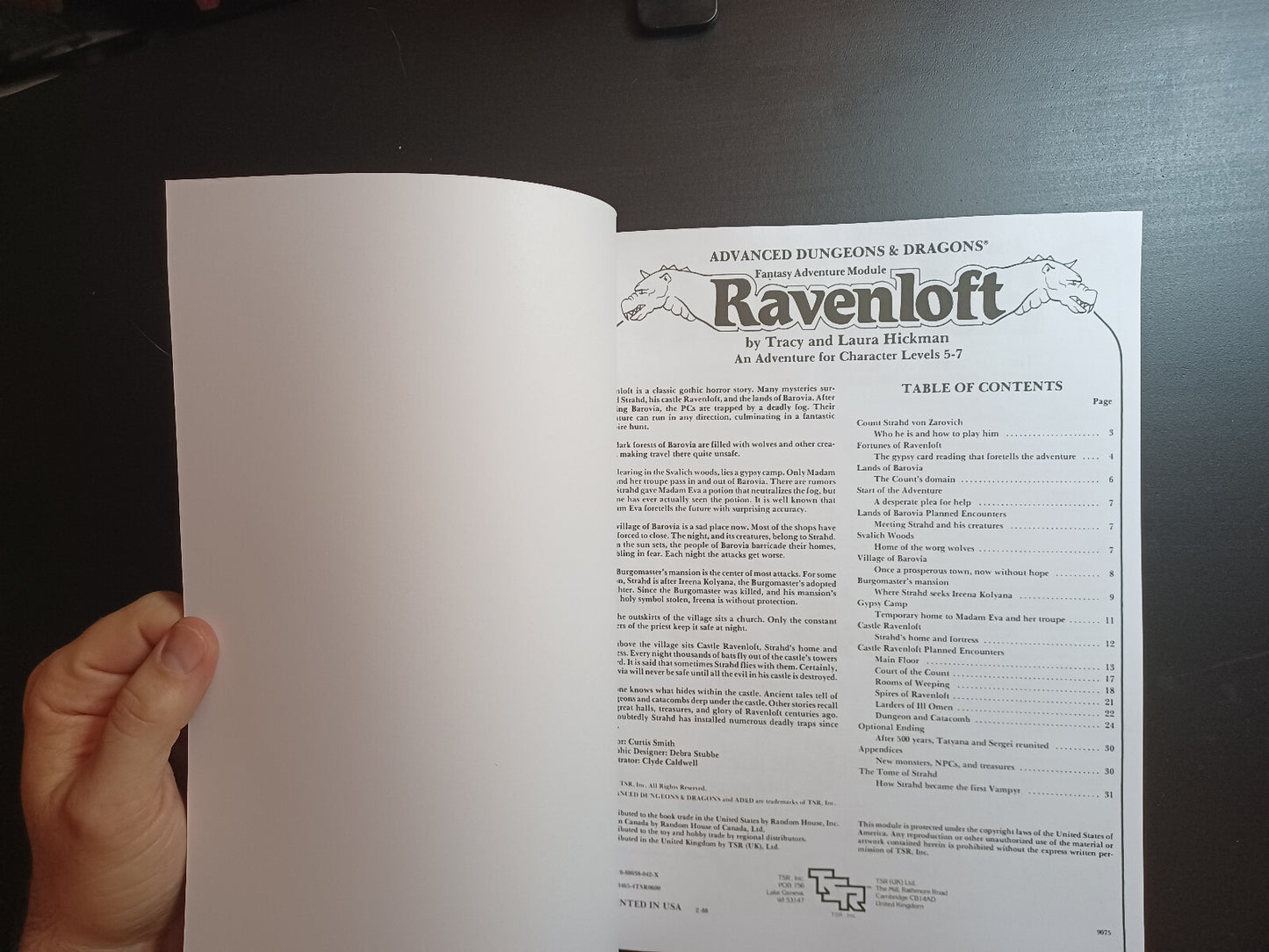 I6 Ravenloft (1e) - Dungeons & Dragons - D&D - AD&D