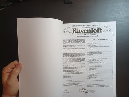 I6 Ravenloft (1e) - Dungeons & Dragons - D&D - AD&D