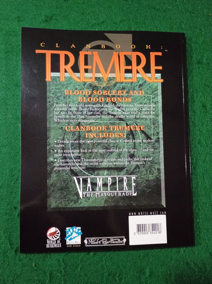 Clanbook: Tremere - Revised Edition Vampire the Masquerade Onyx Path White Wolf