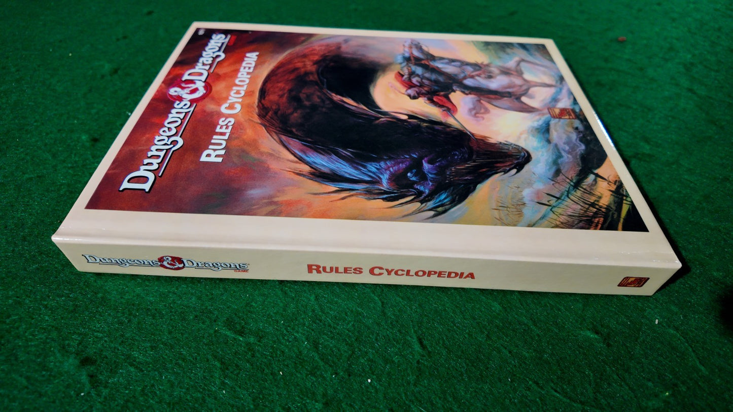 HARDCOVER Dungeons and Dragons Rules Cyclopedia (Basic) BECMI