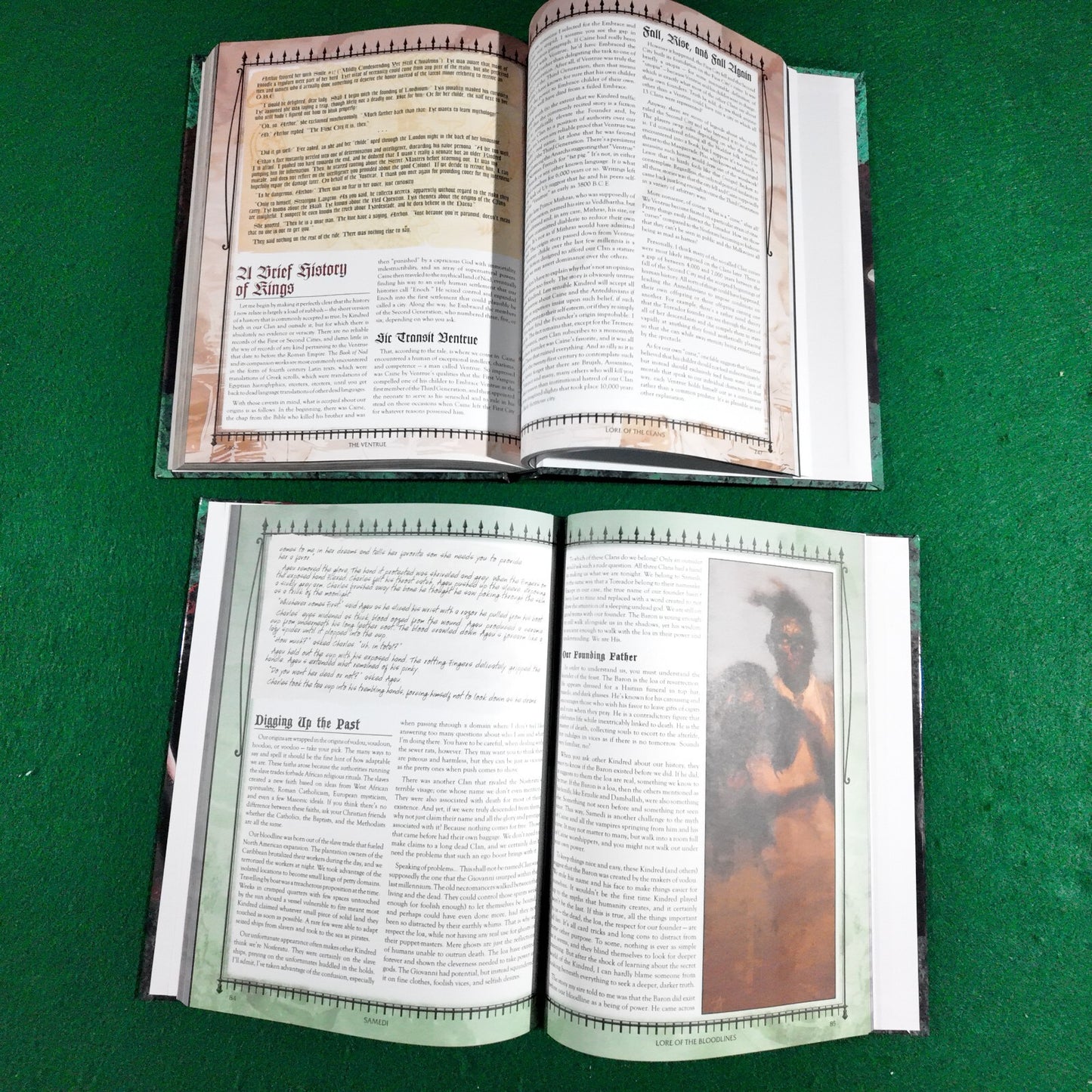 Bundle HARDCOVER COLOR V20 Lore of the Clans /  Bloodlines Vampire 20th V20