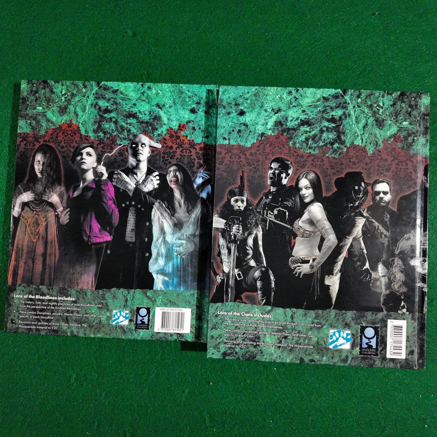 Bundle HARDCOVER COLOR V20 Lore of the Clans /  Bloodlines Vampire 20th V20