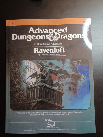 I6 Ravenloft (1e) - Dungeons & Dragons - D&D - AD&D