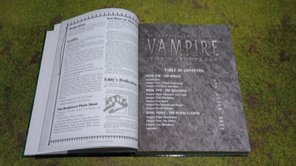 HARDCOVER B&W Vampire the Masquerade 20th Anniversary Edition V20