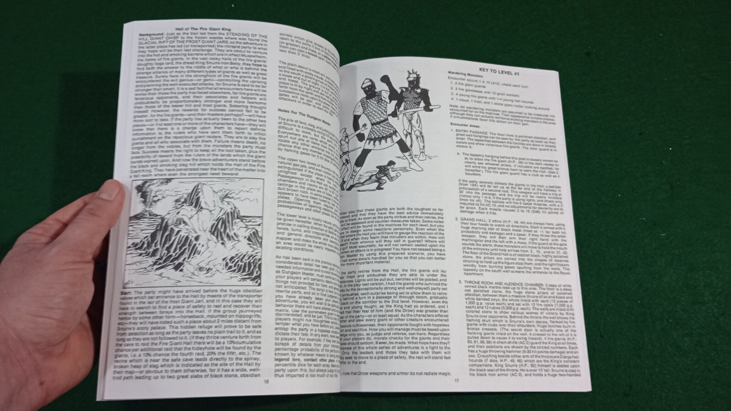 1e AGAINST THE GIANTS G1-3 Softcover Advanced Dungeons Dragons AD&D 1st Edition