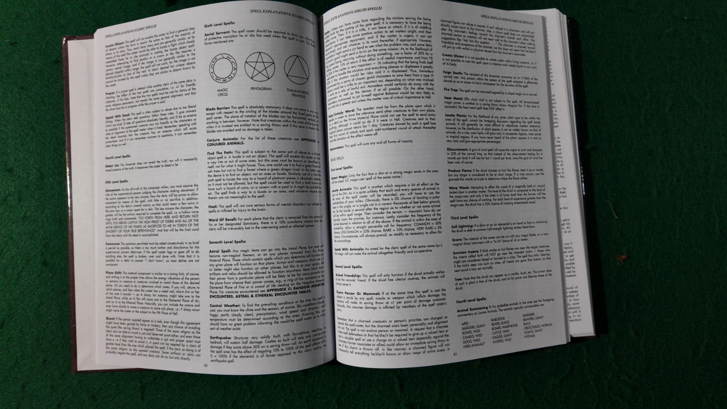 HARDCOVER 1E Dungeon Masters Guide  Advanced Dungeons & Dragons AD&D 1st Edition