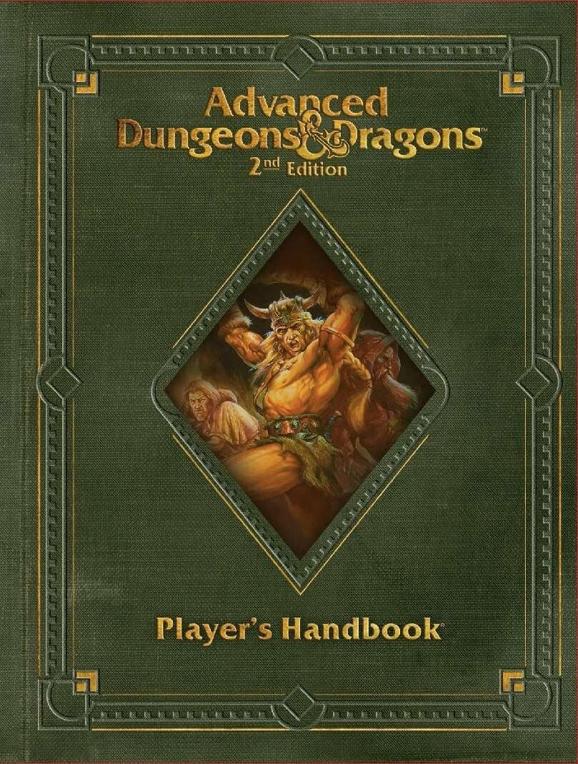 2e Players Handbook Advanced Dungeons Dragons AD&D 2nd Edition SOFTCOVER