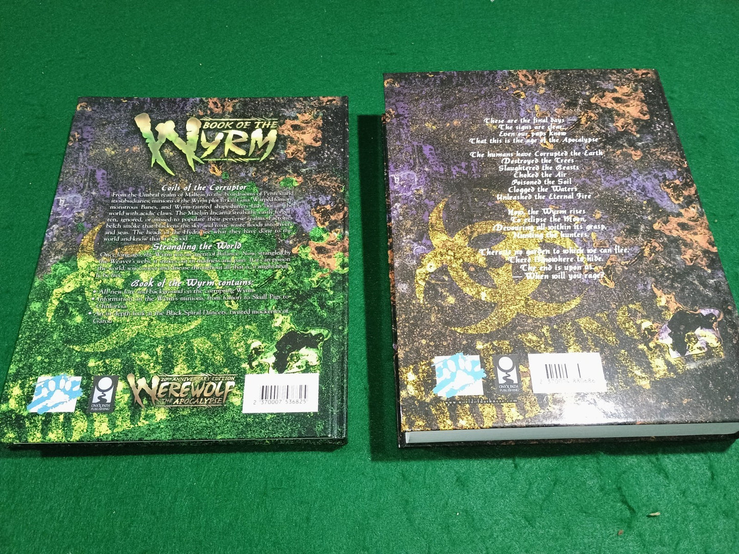 W20 Werewolf the Apocalypse + BOOK OF THE WYRM  World Darkness HARDCOVER Bundle