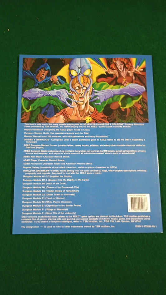 1e D1-2 Descent into the Depths of the Earth Advanced Dungeons Dragons AD&D 1st