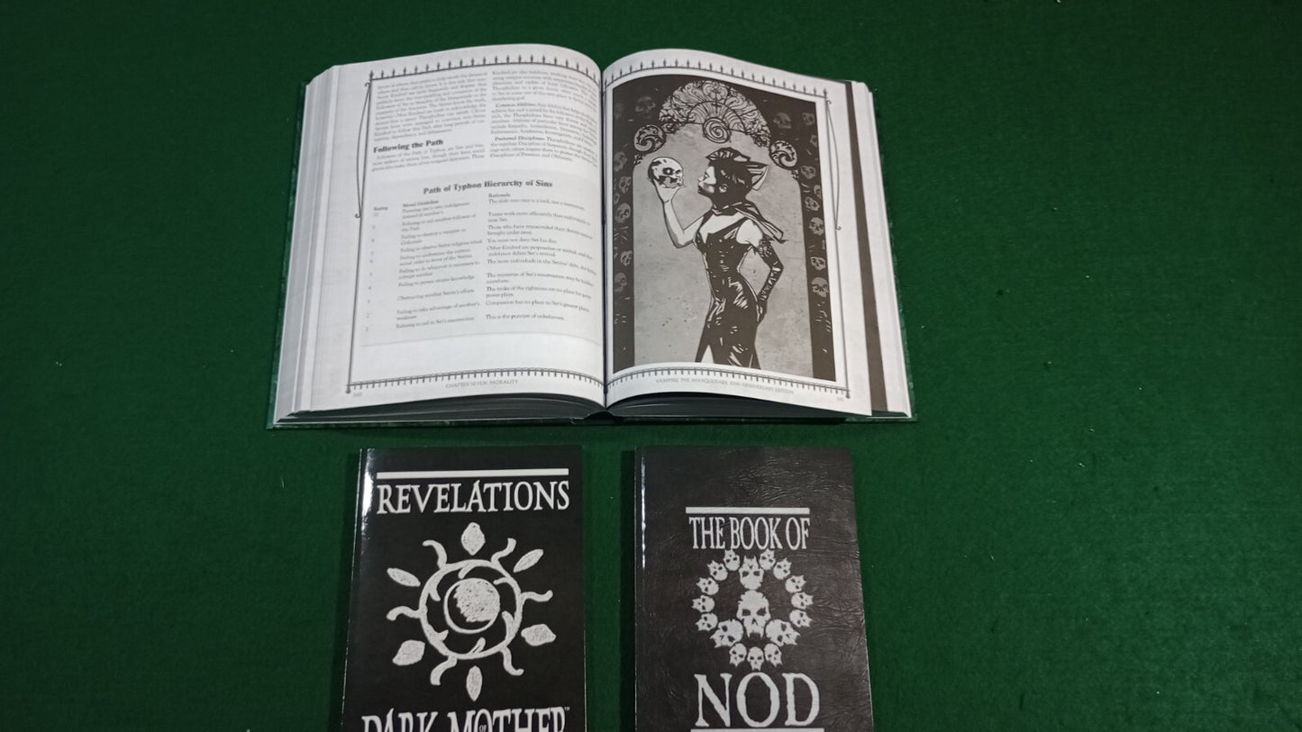 BUNDLE Color Vampire Masquerade 20th Anniversary V20 / Book of Nod / Dark Mother