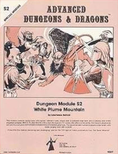1e S2 White Plume Mountain Advanced Dungeons Dragons AD&D 1st Edition