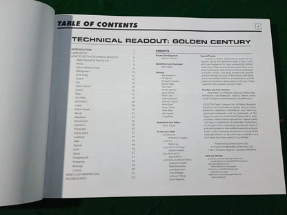 BattleTech: Era Digest: Golden Century Catalyst Game Labs FASA Wargames