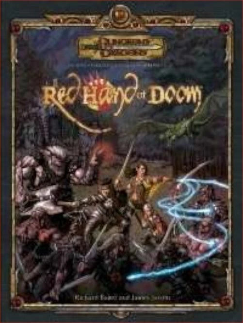 Red Hand of Doom 3.5 Dungeons Dragons 3rd Edition SOFTCOVER