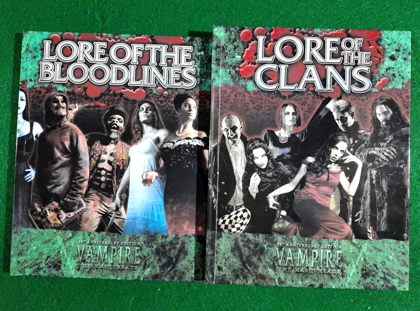 Bundle HARDCOVER COLOR V20 Lore of the Clans /  Bloodlines Vampire 20th V20