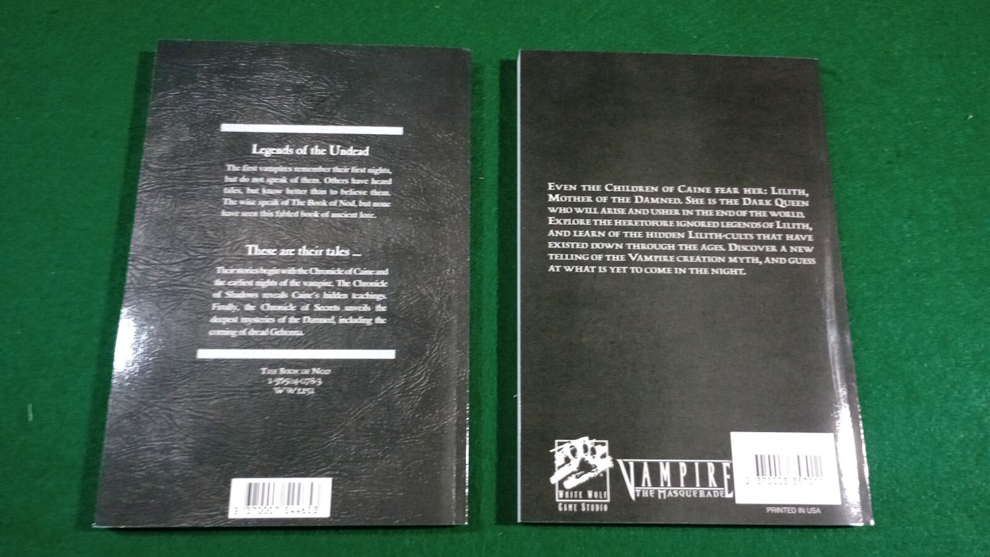 BUNDLE Book of Nod / Revelations of the Dark Mother Vampire White Wolf Onyx Path