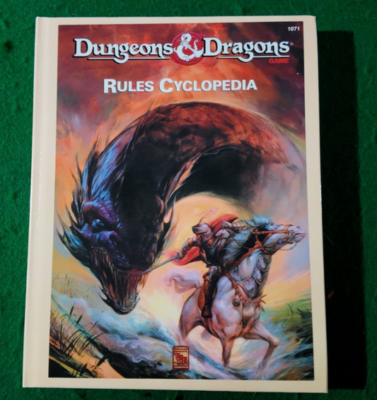 HARDCOVER Dungeons and Dragons Rules Cyclopedia (Basic) BECMI