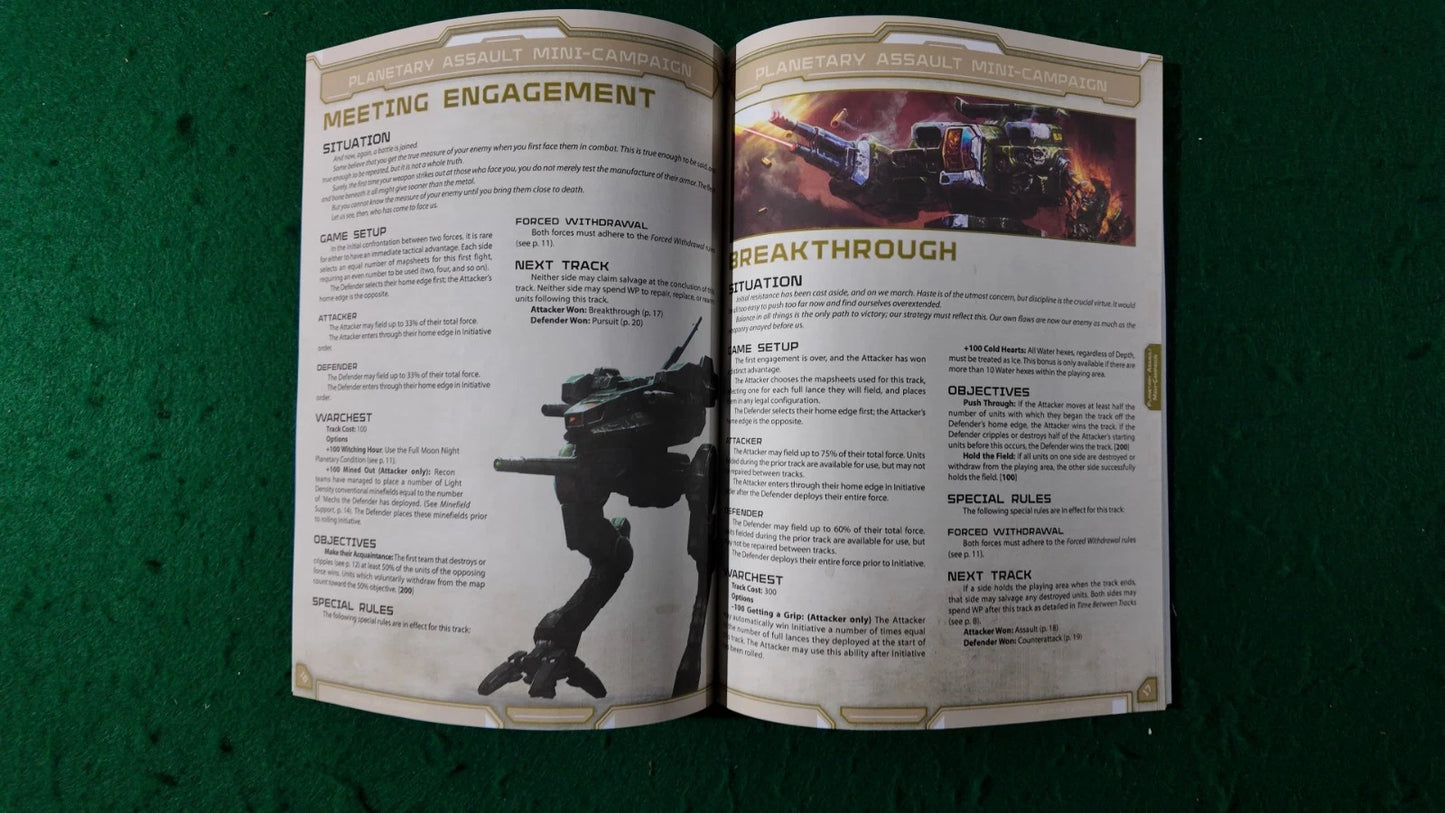 BattleTech: Chaos Campaign: Succession Wars Catalyst Game Labs FASA Wargames SPI