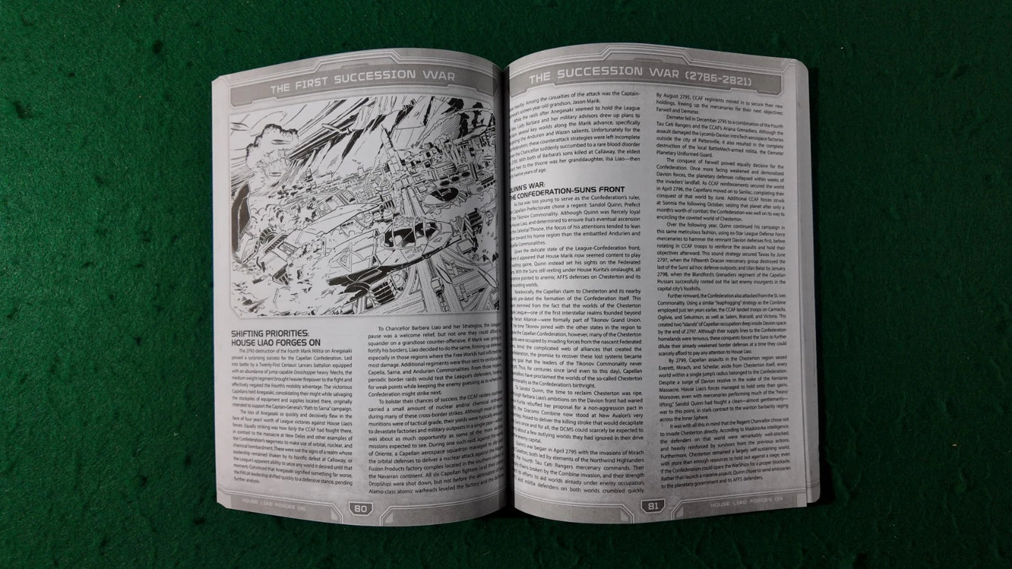BattleTech: First Succession War Catalyst Game Labs FASA Wargames SPI