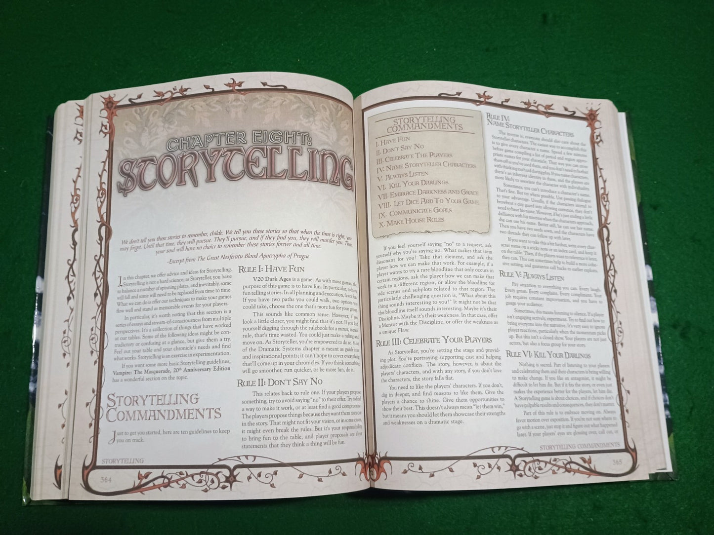 HARDCOVER Vampire 20th Anniversary Edition: The Dark Ages RPG Onyx Path