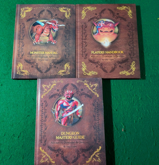 1E CORE RULES BUNDLE! Dungeon Masters Guide Players Handbook Monster Manual AD&D