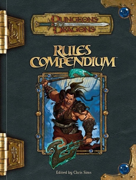 SOFTCOVER Rules Compendium 3.5 Dungeons Dragons 3rd Edition