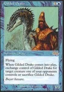 Magic The Gathering - Gilded Drake - Urza's Saga