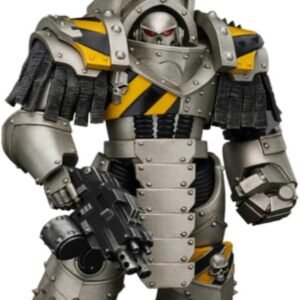 JOYTOY Warhammer The Horus Heresy lron Warriors Tyrant Siege Terminator with Rocket Launcher 1:18 Scale Action Figure Mecha Joy Toy Collection Model 5.4 inch