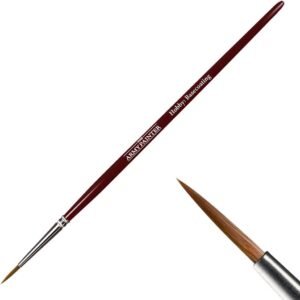 The Army Painter Hobby: Basecoating - Hobby Brush with Synthetic Taklon Hair - Base Colouring Paint Brush for Wargames, Fine Detail Paint Brush for Miniature Painting & Miniature Paint Sets
