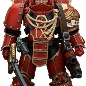 JOYTOY-Warhammer The Horus Heresy -1:18-Action Figure-Blood Angels Raldoron First Captain of The Blood Angels-Collection Model Birthday Gifts-4.9-Inches