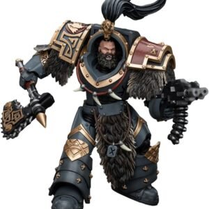 JoyToy Warhammer 40k The Horus Heresy Space Wolves 1/18 Scale Collectible Action Figure: Varagyr Wolf Guard Squad Varagyr Thegn