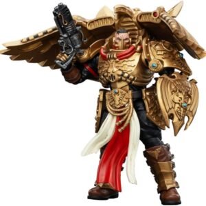 JOYTOY Warhammer The Horus Heresy Legio Custodes Custodian Venatari Squad Venatari with Kenetic Destroyer 1, 1:18 Scale 5.4in Action Figure Mecha Joy Toy Collection Model