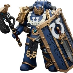 JOYTOY Warhammer The Horus Heresy Ultramarines Invictarus Suzerain Squad Suzerain 3, 1:18 Scale Action Figure Mecha Joy Toy Collection Model 4.8in