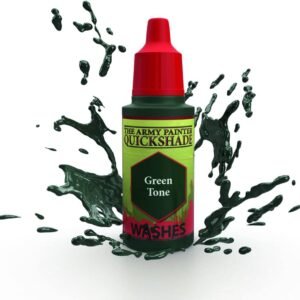 The Army Painter Green Tone Ink - Quickshade Wash - Non-Toxic Lightly Pigmented Water Based Wash Paint for Tabletop Roleplaying, Boardgames, and Wargames Miniature Model Painting