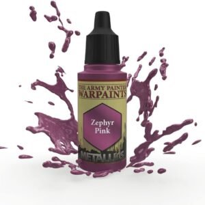 The Army Painter Zephyr Pink Warpaint - Acrylic Non-Toxic Heavily Pigmented Water Based Paint for Tabletop Roleplaying, Boardgames, and Wargames Miniature Model Painting