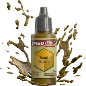 The Army Painter Sand Golem Speedpaint - Acrylic Non-Toxic Heavily Pigmented Water Based Paint for Tabletop Roleplaying, Boardgames, and Wargames Miniature Model Painting