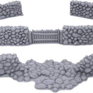 EnderToys Stone Walls by Terrain4Print, 3D Printed Tabletop RPG Scenery and Wargame Terrain for 28mm Miniatures