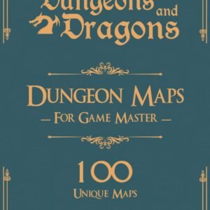 Dungeons and Dragons Dungeon Maps for Game Masters Vol 1: 100 Unique Maps and Background Stories for TTRPG's