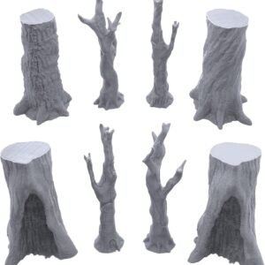 EnderToys Giant Tree Trunks & Snags by Terrain4Print, 3D Printed Tabletop RPG Scenery and Wargame Terrain for 28mm Miniatures