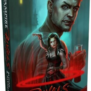Renegade Game Studios Vampire: The Masquerade Rivals Expandable Card Game Blood and Alchemy, Designed for 2-4 players, ages 14+ to play in 30-70 min per game.