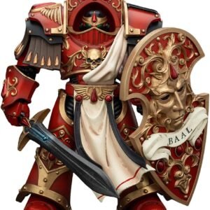 JOYTOY Warhammer 40k Horus Heresy Series, Blood Angels Crimson Paladins Squad Crimson Paladin 2 1/18 Action Figure, Dedicated to You Who Love Collecting