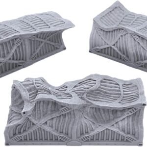 Demolished Futuristic Shipping Containers by Terrain4Print, 3D Printed Tabletop RPG Scenery and Wargame Terrain for 28mm Miniatures