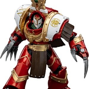 JOYTOY Warhammer 30K 1/18 Action Figure The Horus Heresy Thousand Sons Sekhmet Terminator Cabal Sekhmet with Lightning Claws Collection Model Birthday Gifts 5.35 Inch JT7462
